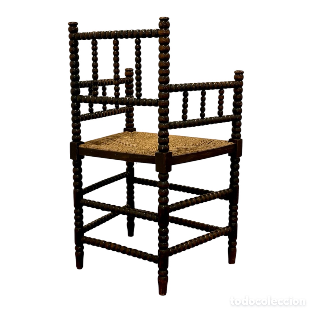 Antig&uuml;edades: Silla bobbin francesa Circa 1.880. - Foto 5