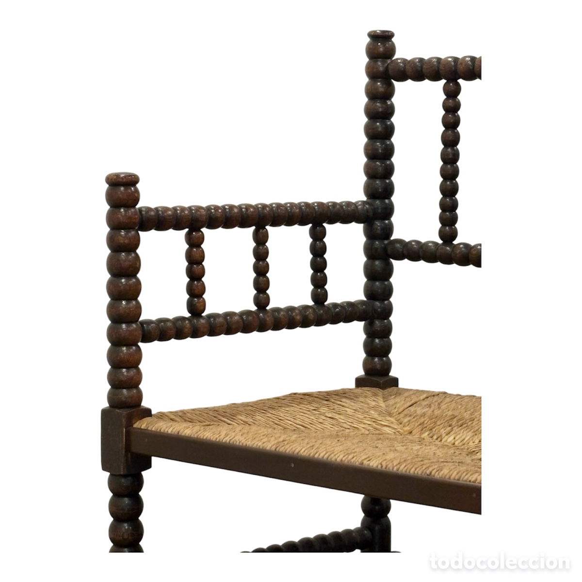 Antig&uuml;edades: Silla bobbin francesa Circa 1.880. - Foto 6