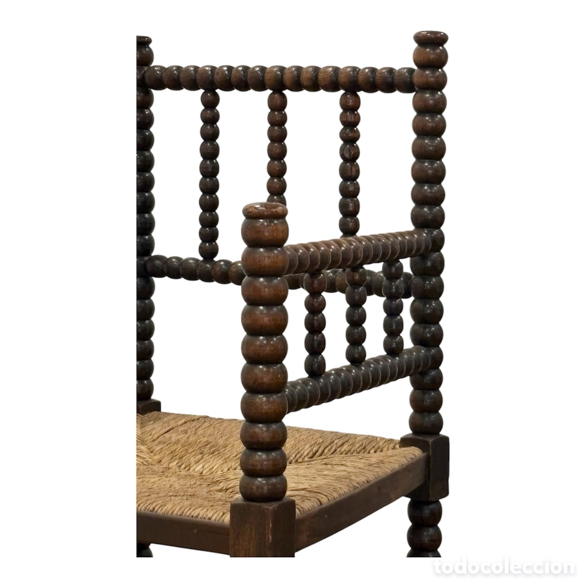 Antig&uuml;edades: Silla bobbin francesa Circa 1.880. - Foto 7