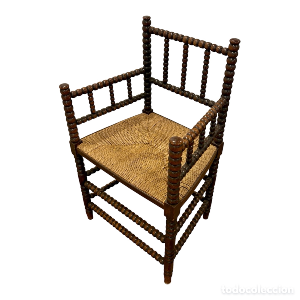 Antig&uuml;edades: Silla bobbin francesa Circa 1.880. - Foto 8