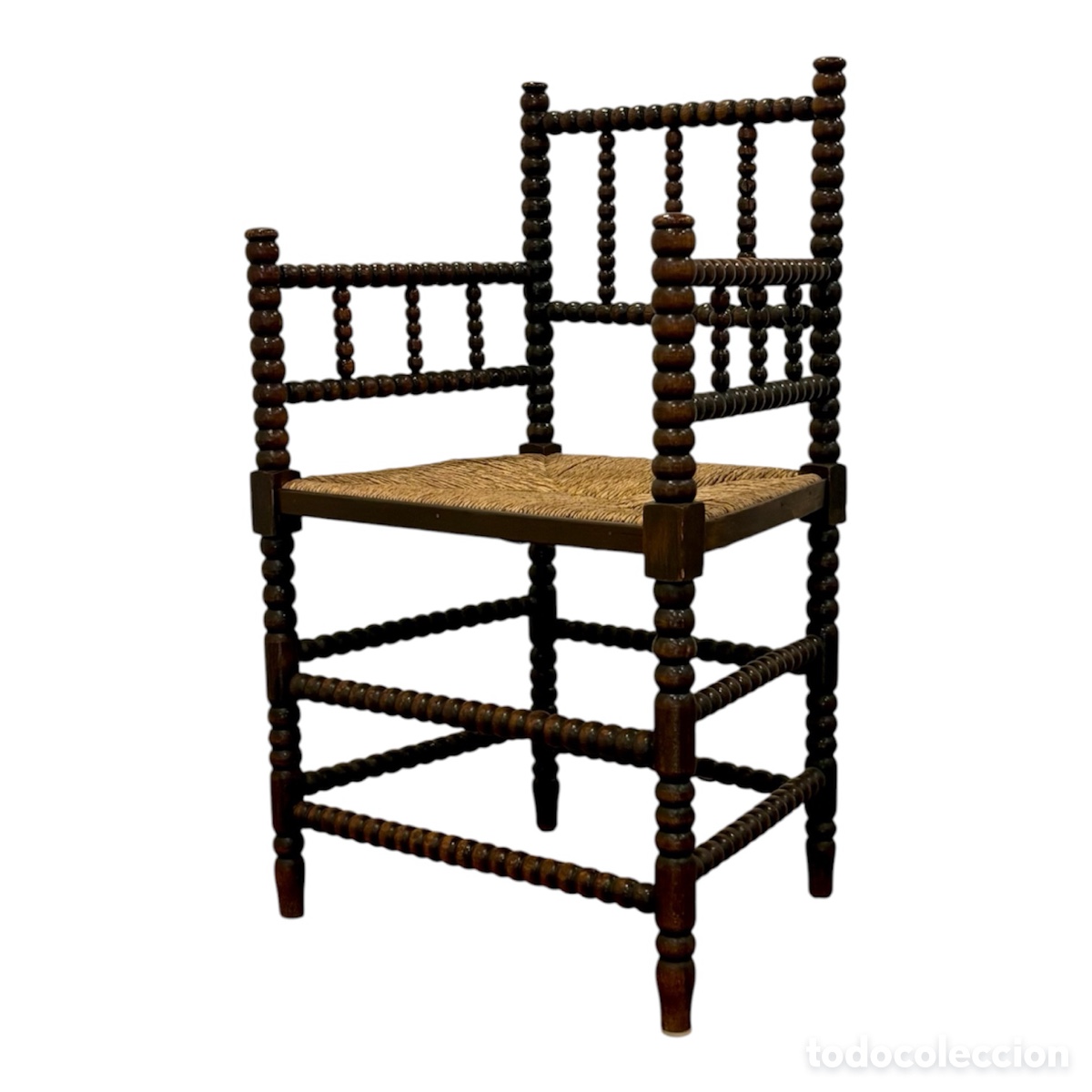 Antig&uuml;edades: Silla bobbin francesa Circa 1.880. - Foto 1