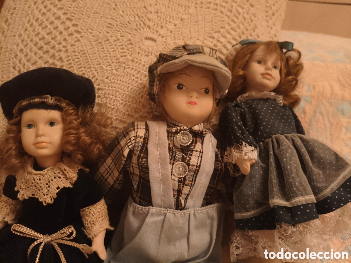 Antig&uuml;edades: Lote de 5 mu&ntilde;ecas de porcelana - Foto 7