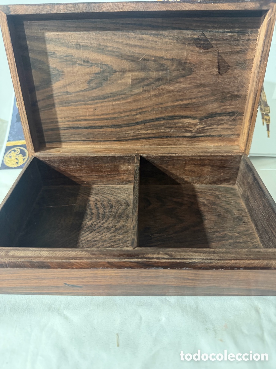 Antig&uuml;edades: Caja de Madera de Palisandro Vintage - Foto 3