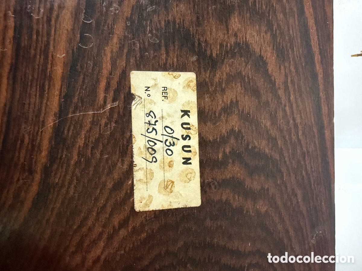 Antig&uuml;edades: Caja de Madera de Palisandro Vintage - Foto 5