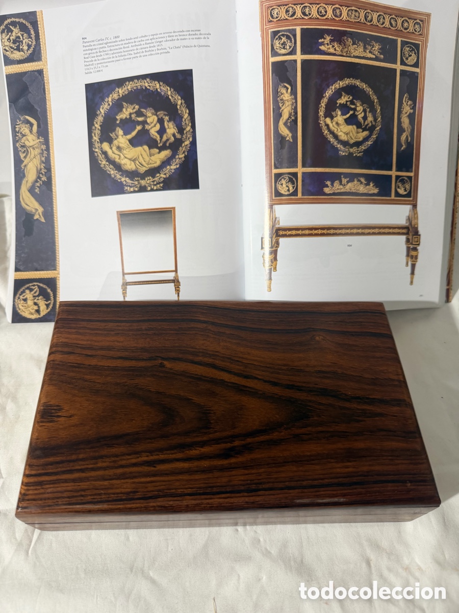 Antig&uuml;edades: Caja de Madera de Palisandro Vintage - Foto 1