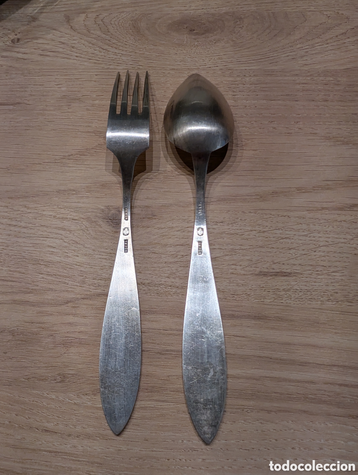 Antig&uuml;edades: Cubiertos de plata marca Rovira - Foto 2