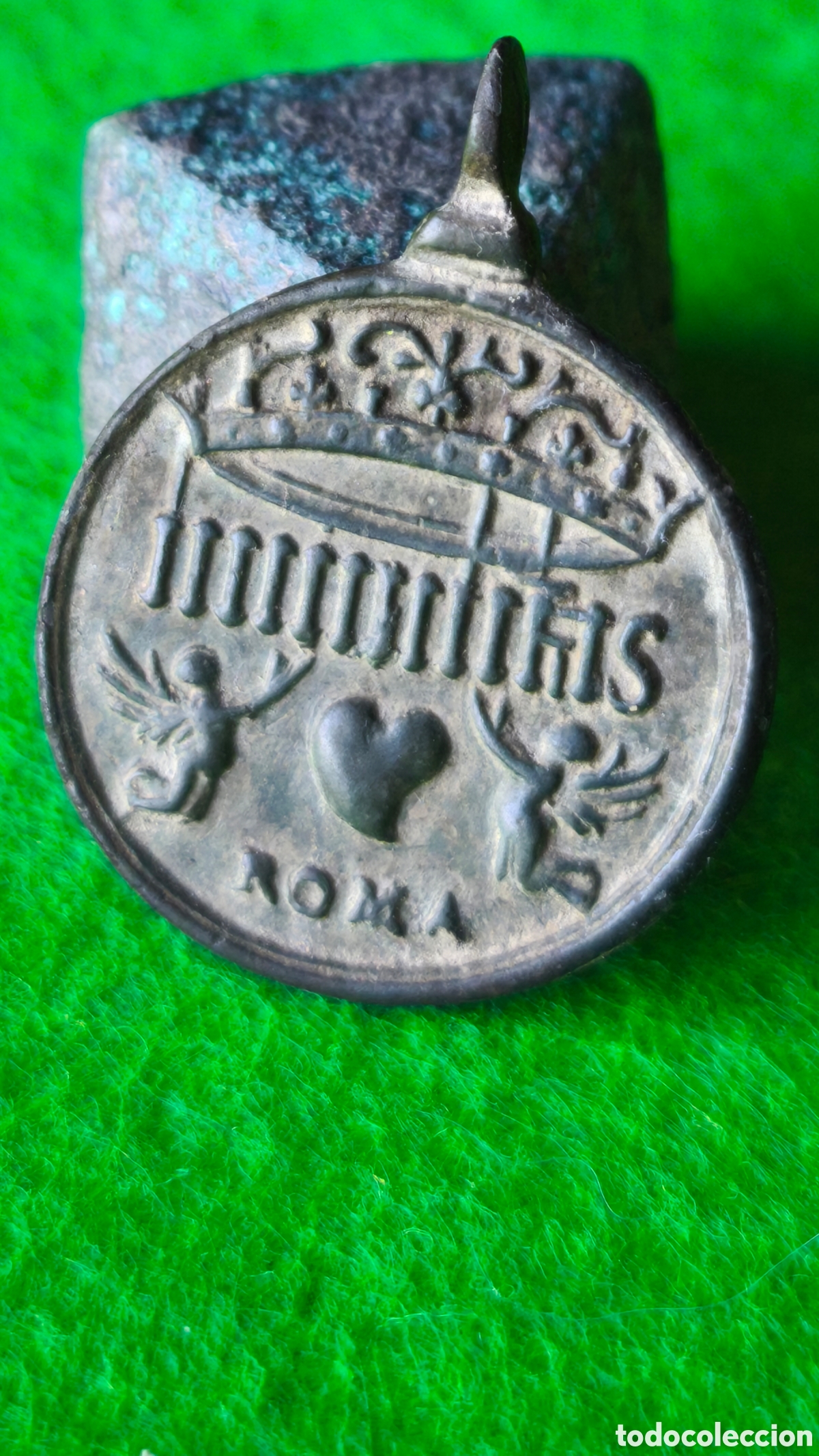 Antig&uuml;edades: Medalla San Carlos Borroneo S.XVII Roma IHS