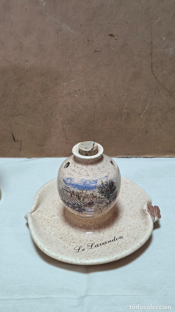 Antig&uuml;edades: palillero de ceramica vintage
