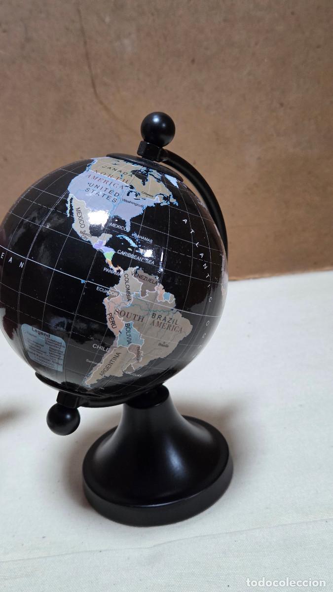 Antig&uuml;edades: globo terraqueo negro - Foto 4