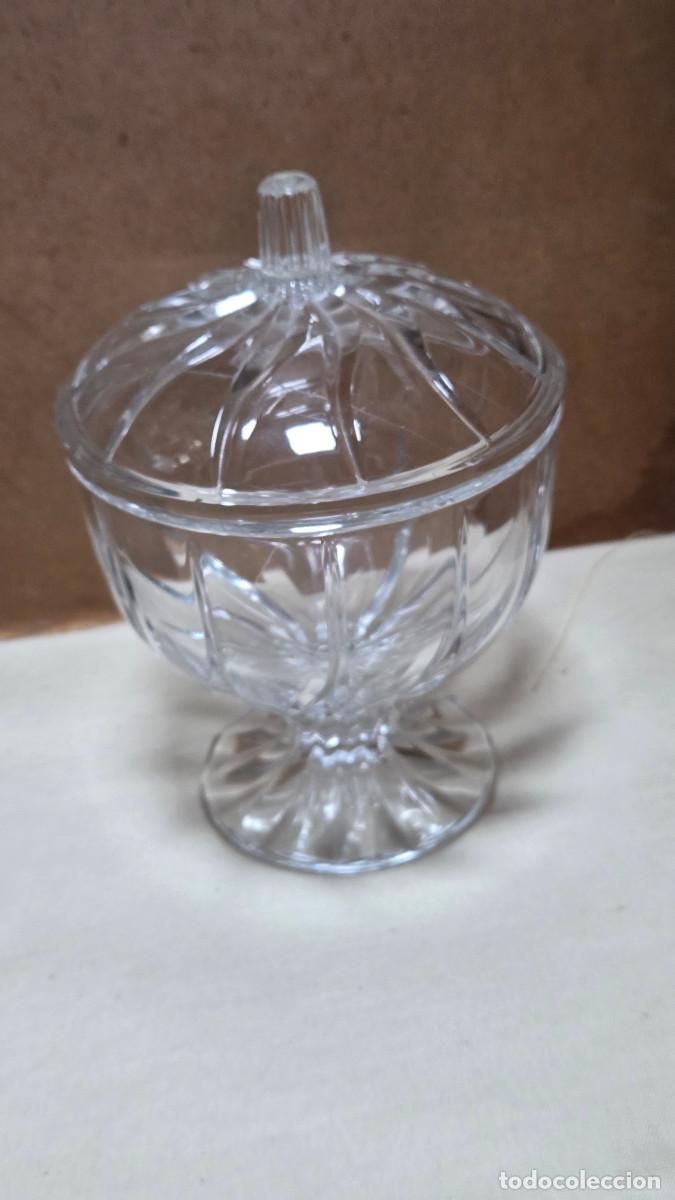 Antig&uuml;edades: bombonera de cristal vintage - Foto 1
