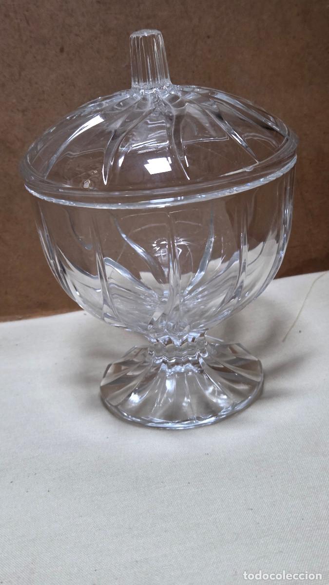 Antig&uuml;edades: bombonera de cristal vintage - Foto 2