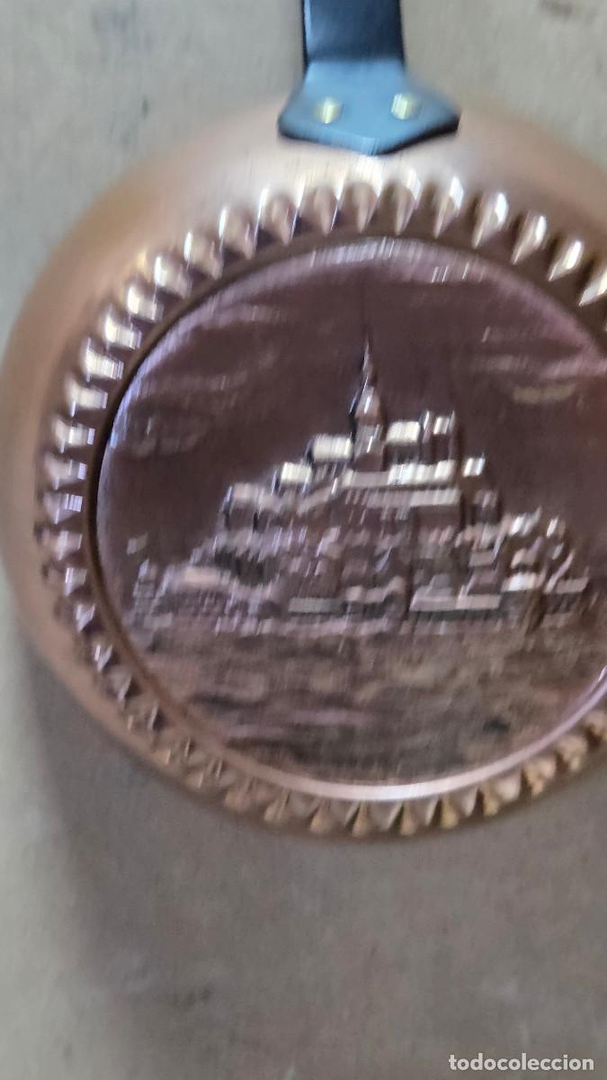 Antig&uuml;edades: sarten de cobre decorativo - Foto 2