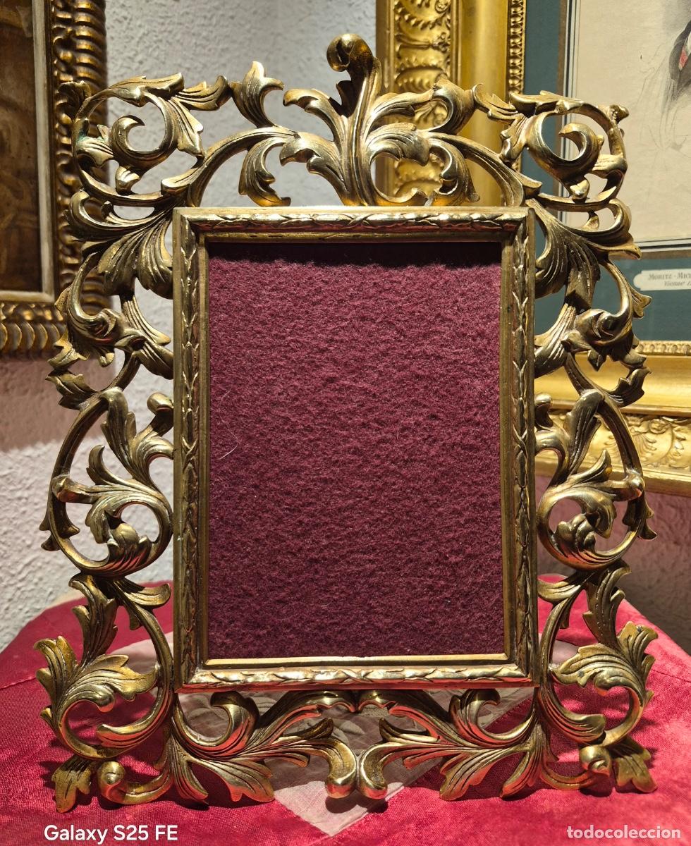 Antig&uuml;edades: MARCO DE BRONCE BARROCO