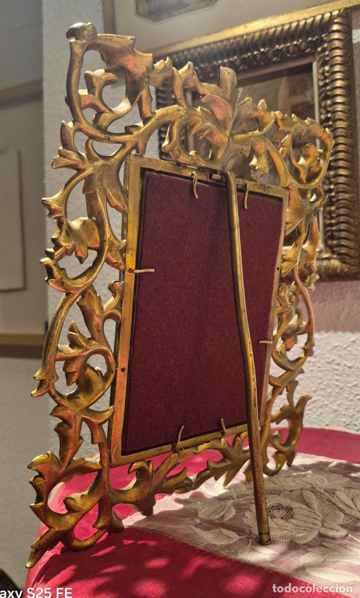 Antig&uuml;edades: MARCO DE BRONCE BARROCO - Foto 2