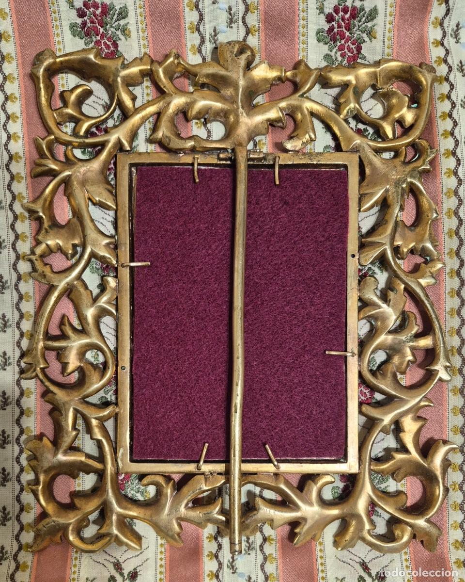 Antig&uuml;edades: MARCO DE BRONCE BARROCO - Foto 4