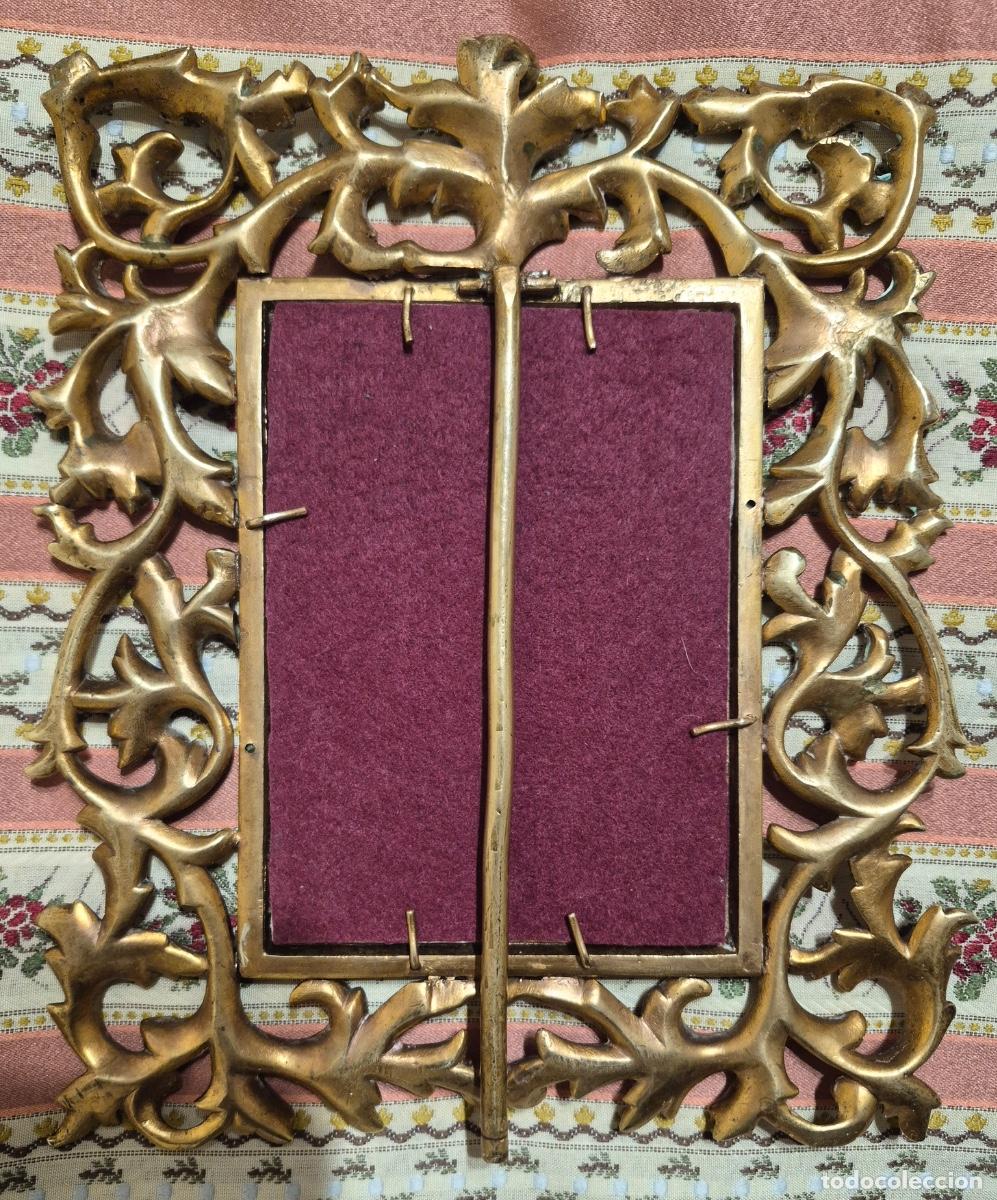 Antig&uuml;edades: MARCO DE BRONCE BARROCO - Foto 6