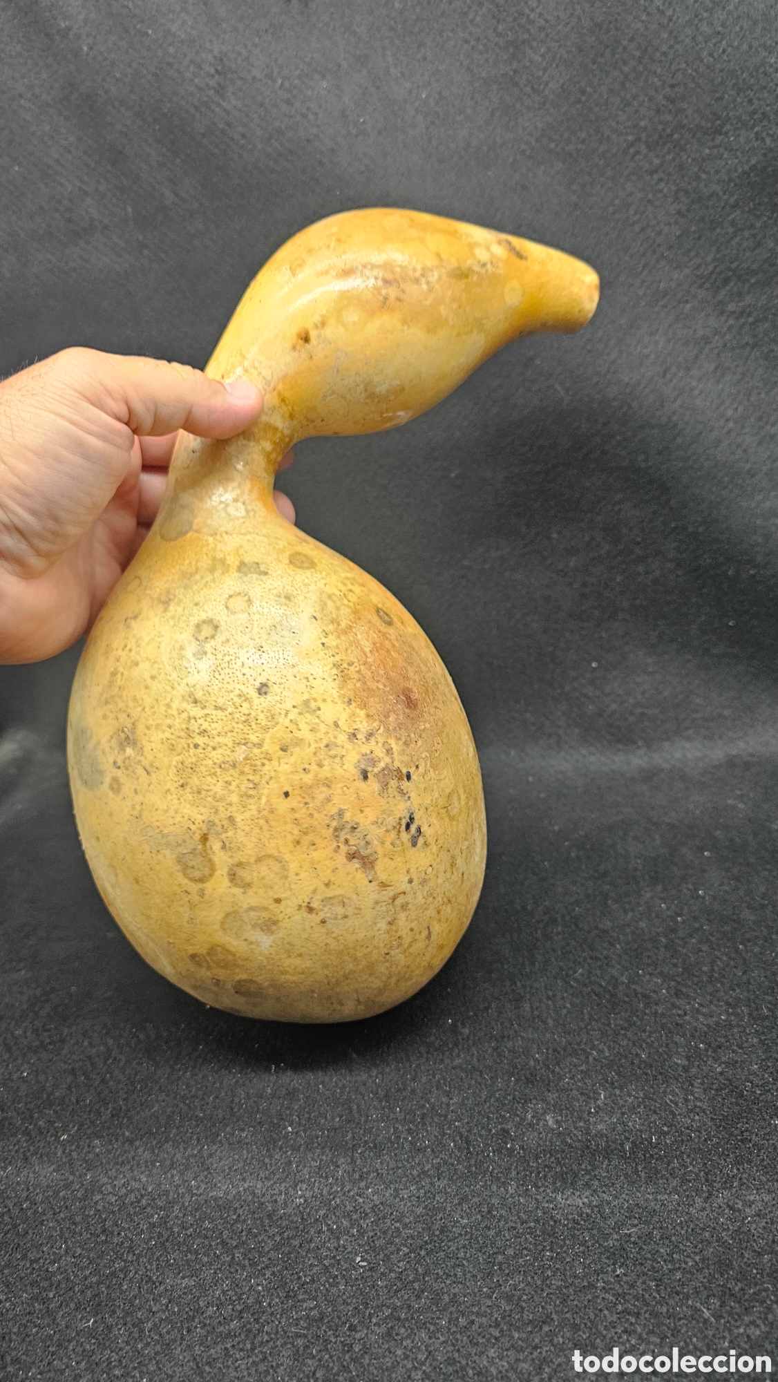 Antig&uuml;edades: Botella / recipiente de calabaza - Foto 3