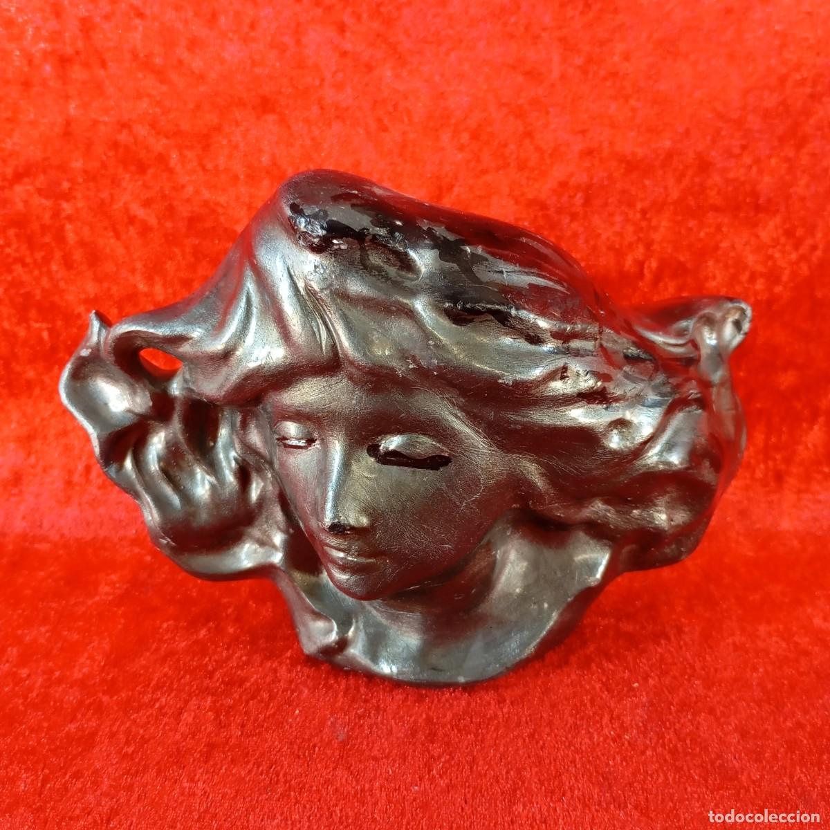 Antiquit&auml;ten: ESCULTURA VINTAGE DE CERAMICA - ESTILO ART NOUVEAU - 1970'S - 19,5 CM DE ANCHO - 14 CM DE ALTO