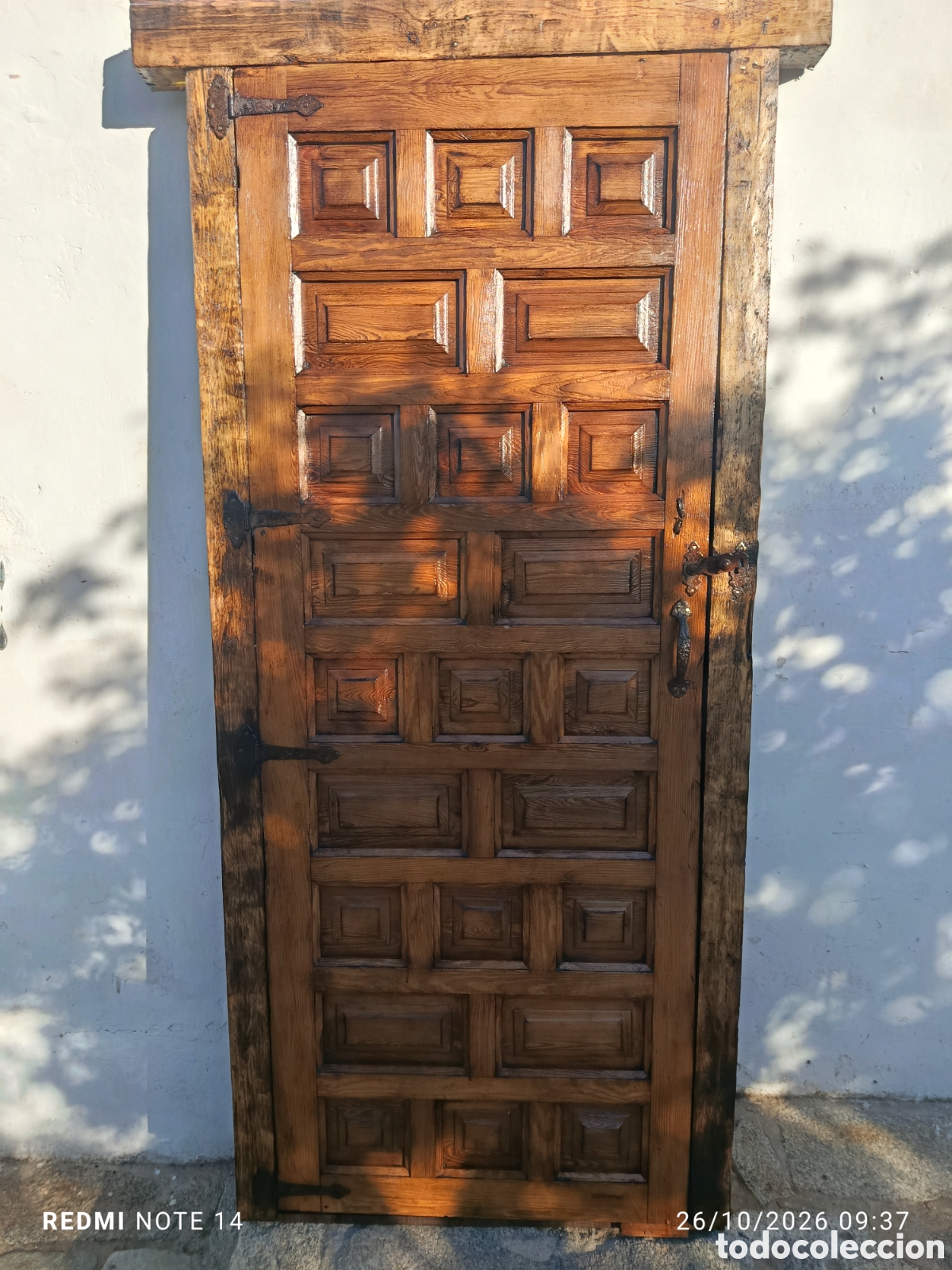 Antig&uuml;edades: Puerta antig&uuml;a de madera - Foto 2