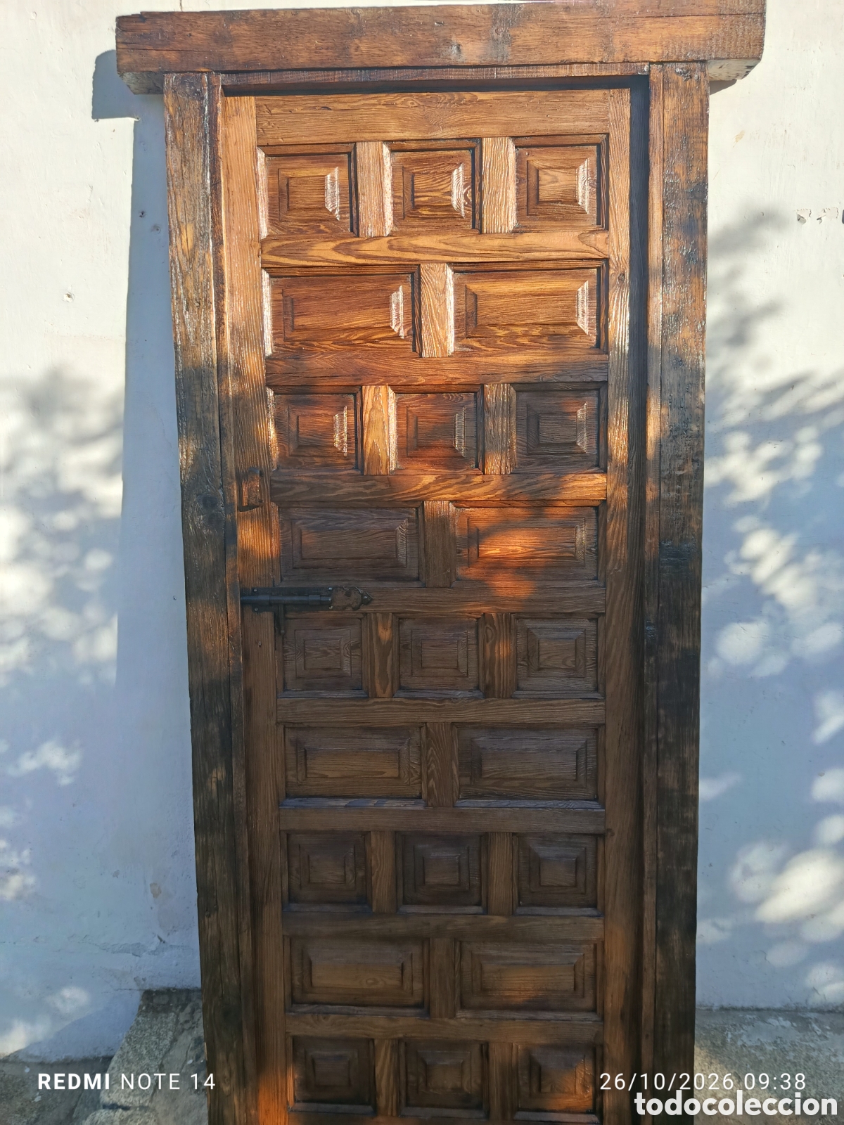Antig&uuml;edades: Puerta antig&uuml;a de madera - Foto 3
