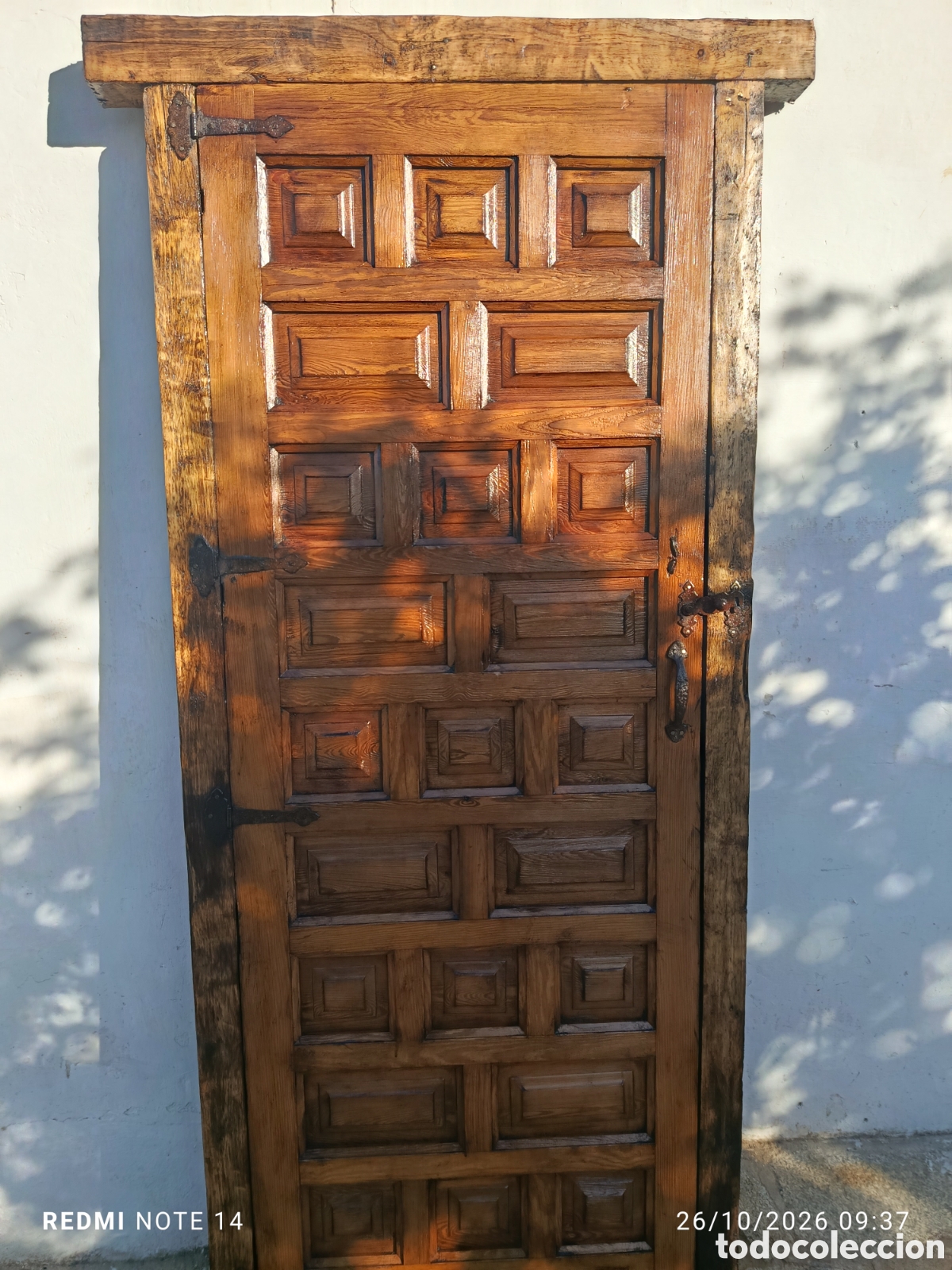 Antig&uuml;edades: Puerta antig&uuml;a de madera - Foto 4
