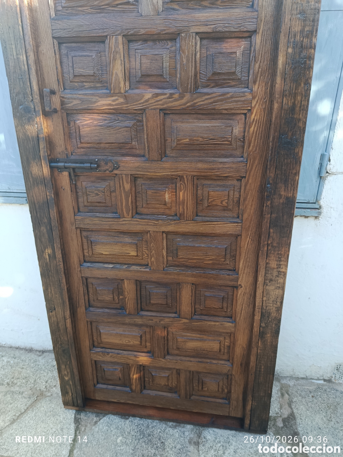 Antig&uuml;edades: Puerta antig&uuml;a de madera - Foto 5