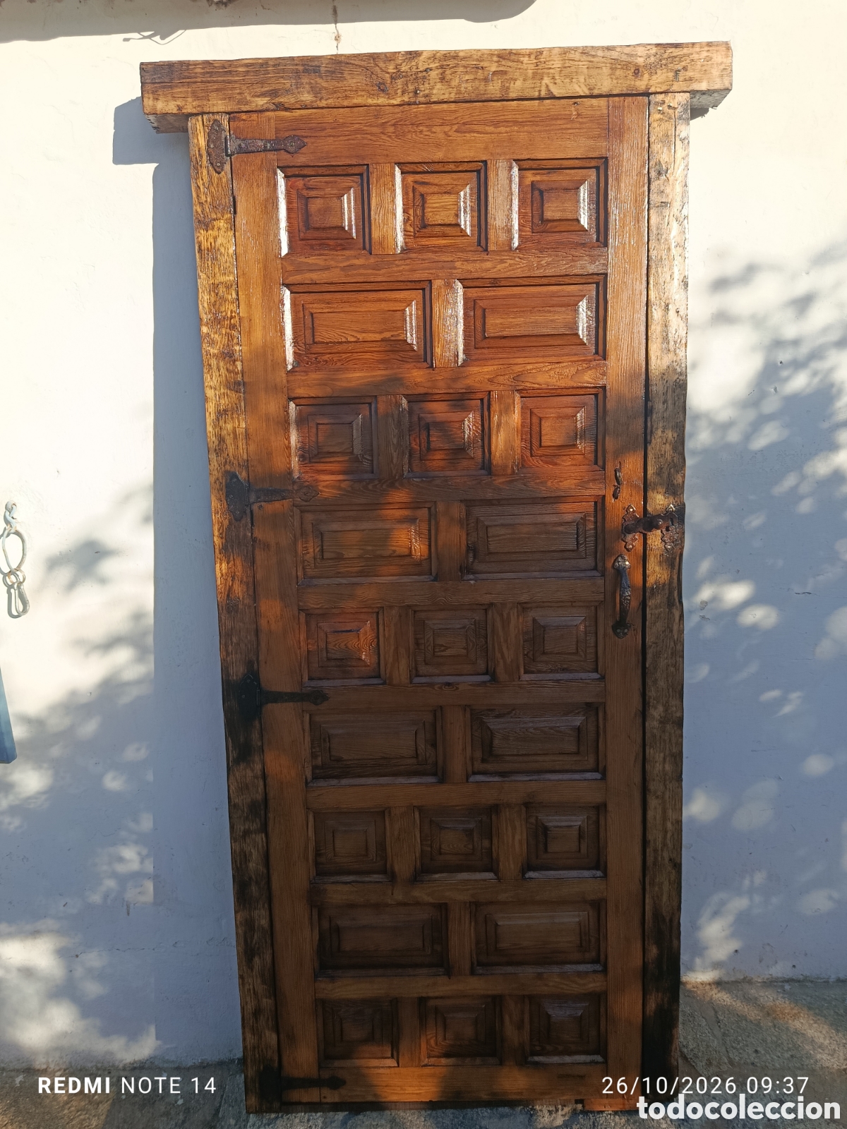 Antig&uuml;edades: Puerta antig&uuml;a de madera - Foto 6