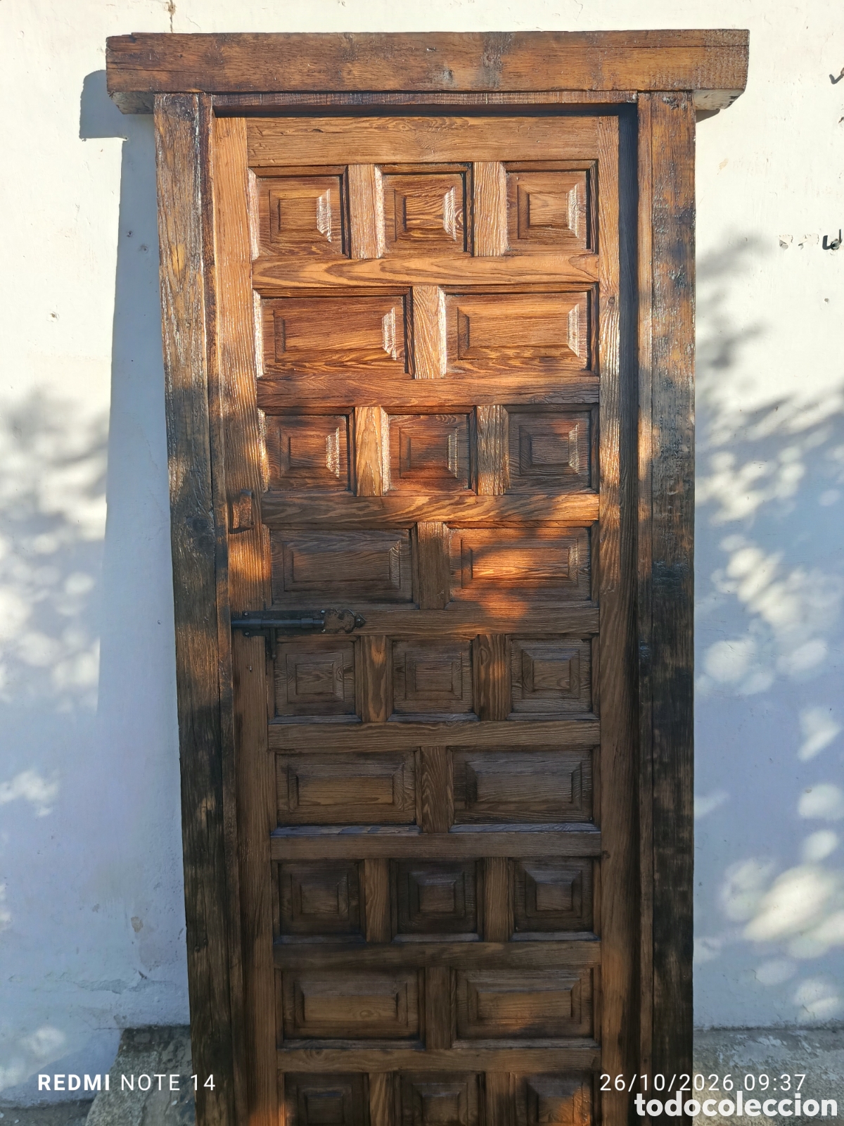 Antig&uuml;edades: Puerta antig&uuml;a de madera - Foto 1