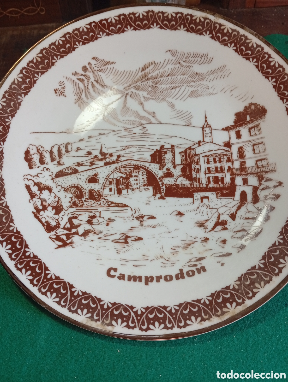 Antiques: Plato porcelana CAMPRODON