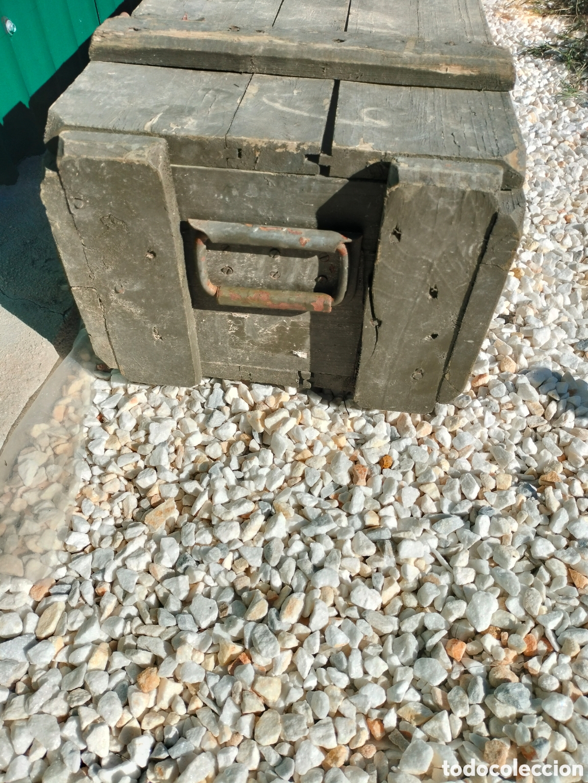 Antig&uuml;edades: Antiguo ba&uacute;l militar - Foto 4