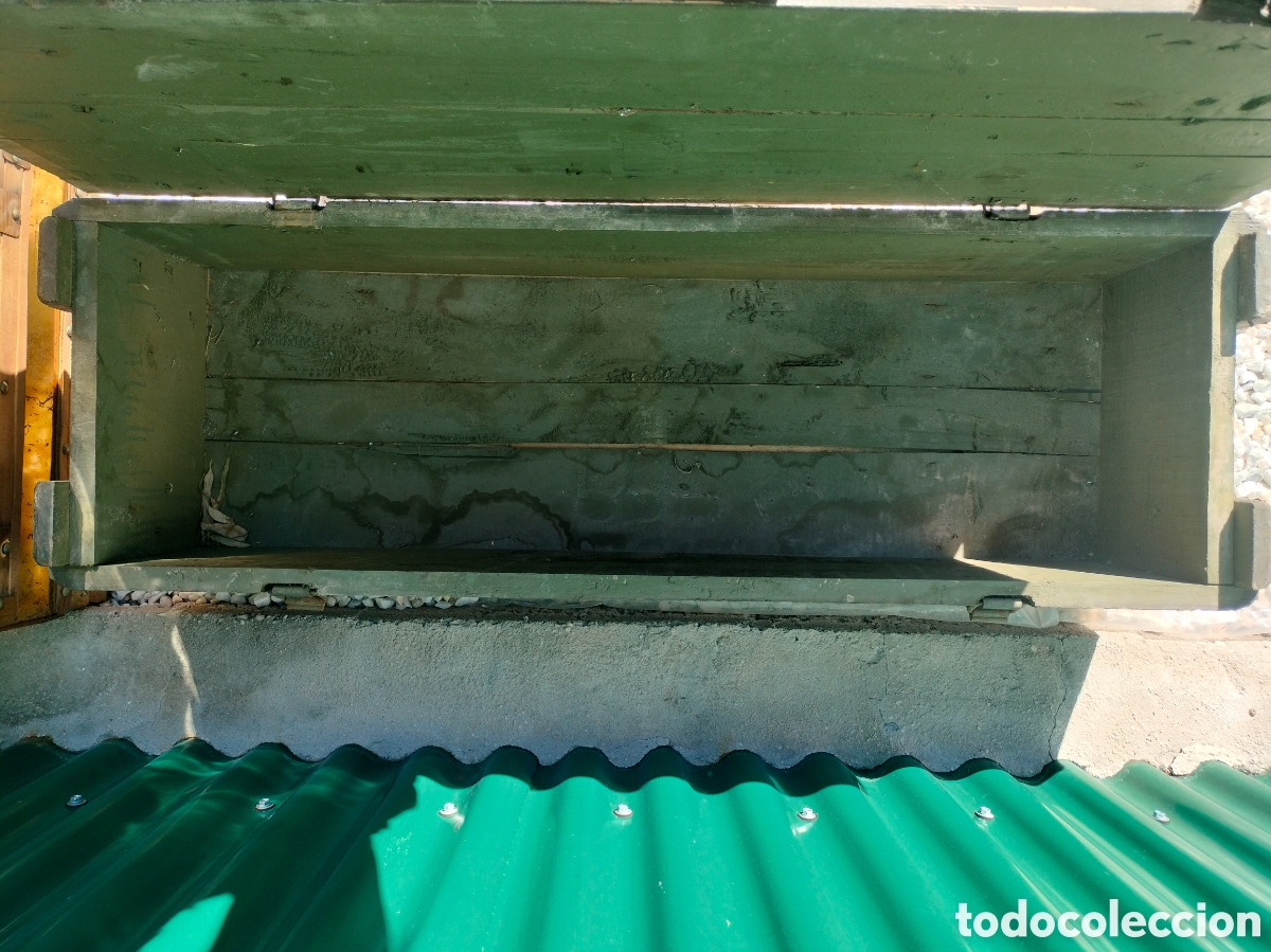 Antig&uuml;edades: Antiguo ba&uacute;l militar - Foto 5