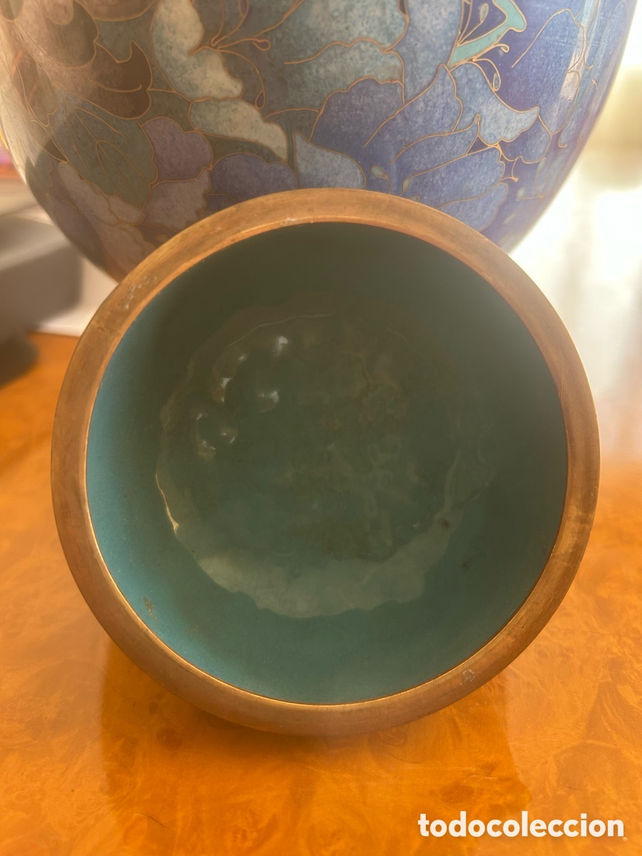 Antig&uuml;edades: Tibotes cloisonne azules - Foto 3