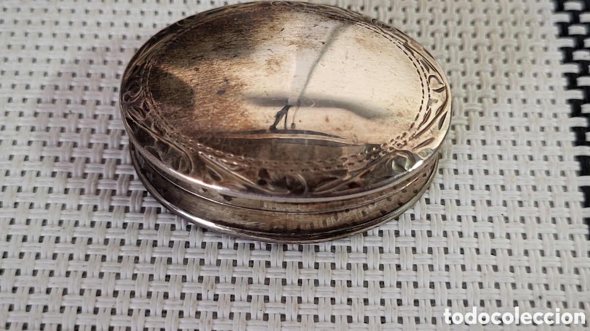 Antig&uuml;edades: Antiguo pastillero plata 925