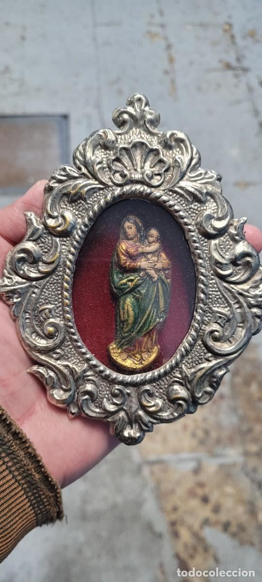 Antig&uuml;edades: RELICARIO VIRGEN CON EL NI&Ntilde;O