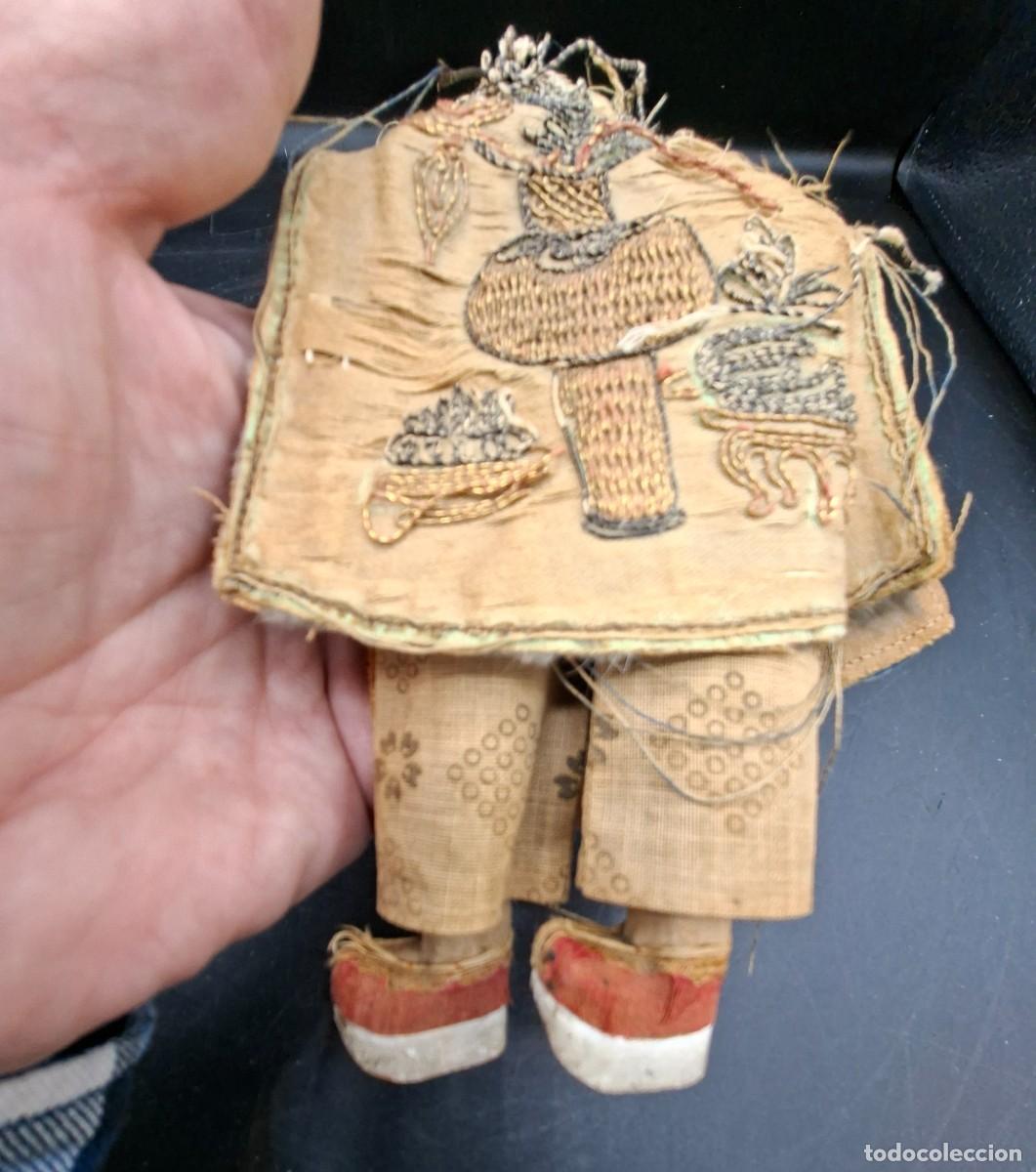 Antig&uuml;edades: Pareja de mu&ntilde;ecas tradicionales de opera china - Foto 10