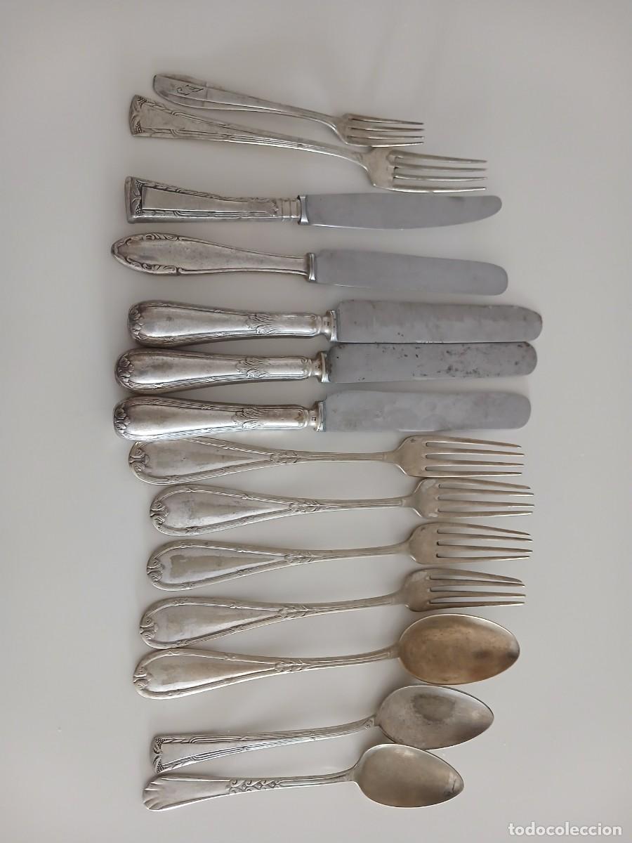 Antig&uuml;edades: Lote de cubiertos antiguos - Foto 2