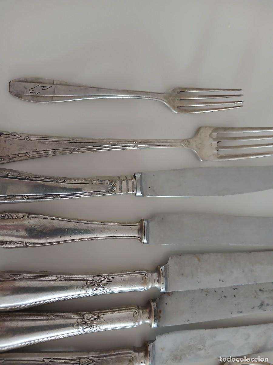 Antig&uuml;edades: Lote de cubiertos antiguos - Foto 6