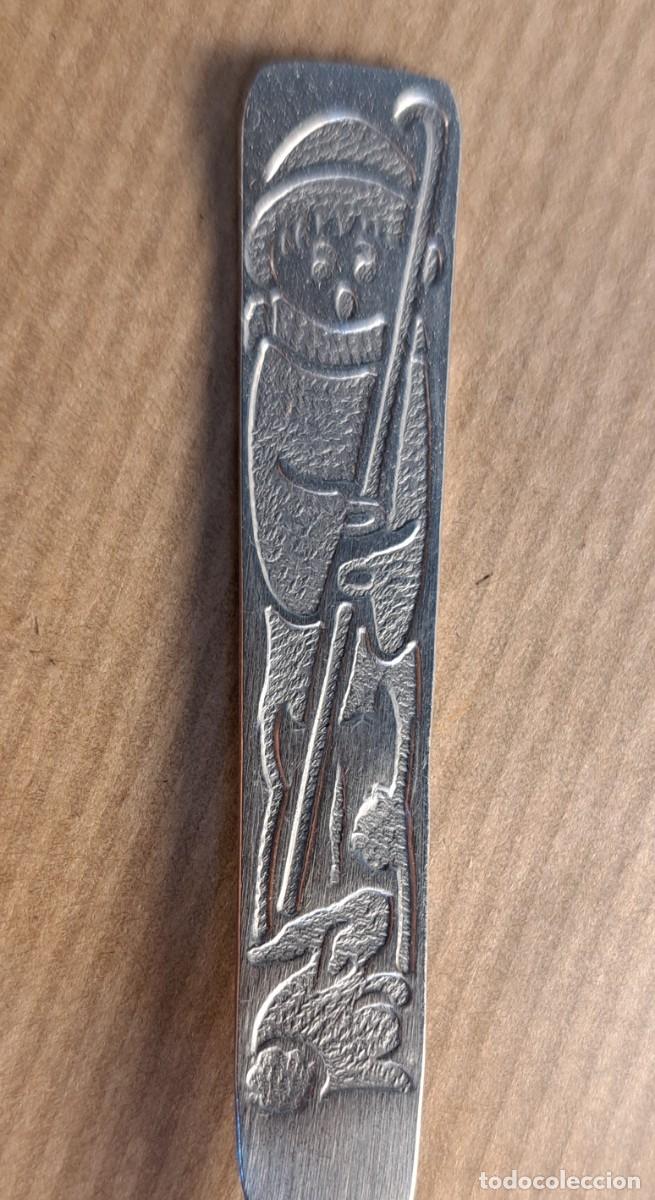 Antig&uuml;edades: Cucharilla recuerdo Primera Comuni&oacute;n 1973 - Foto 2