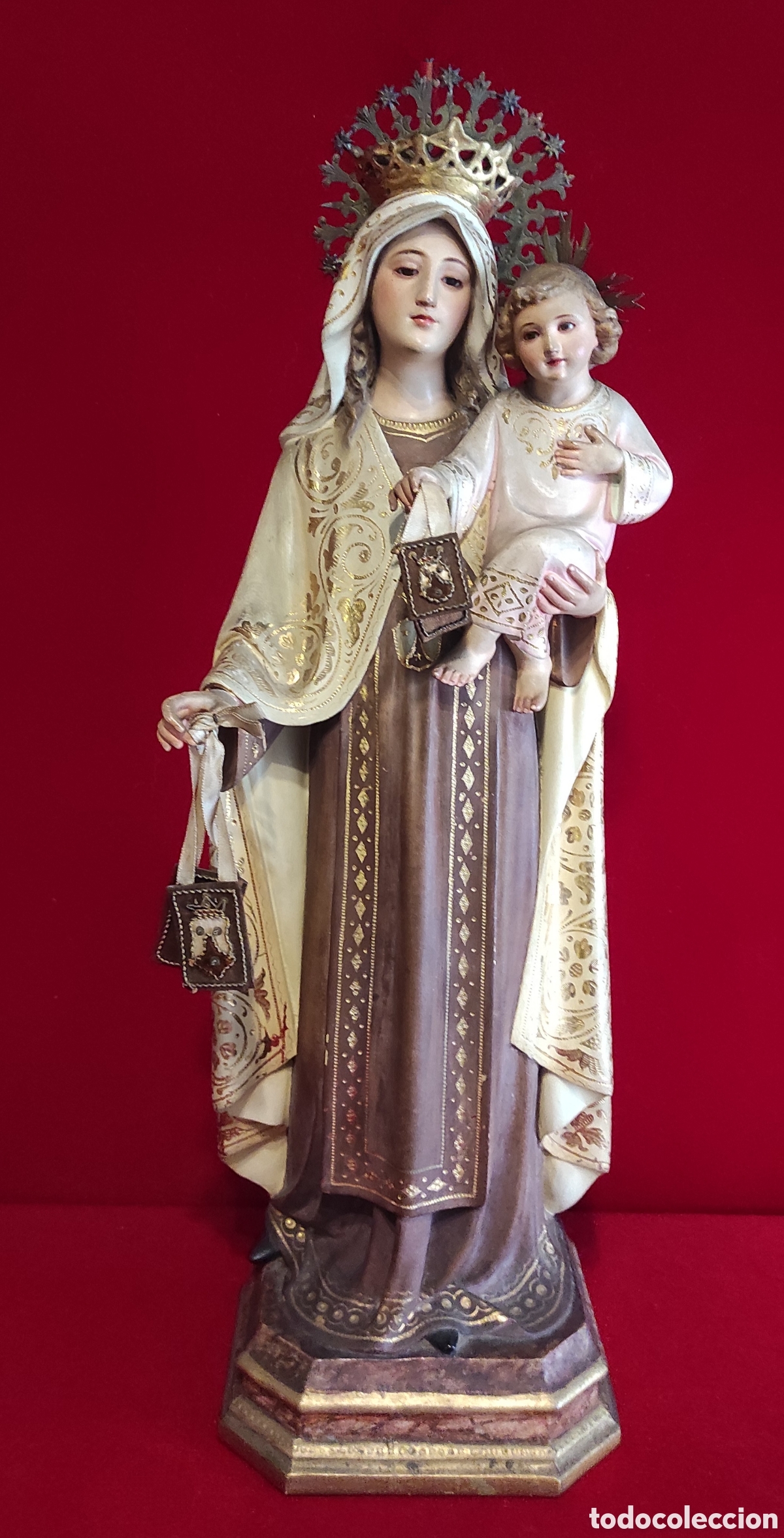 Antig&uuml;edades: Virgen del Carmen Olot - Foto 1