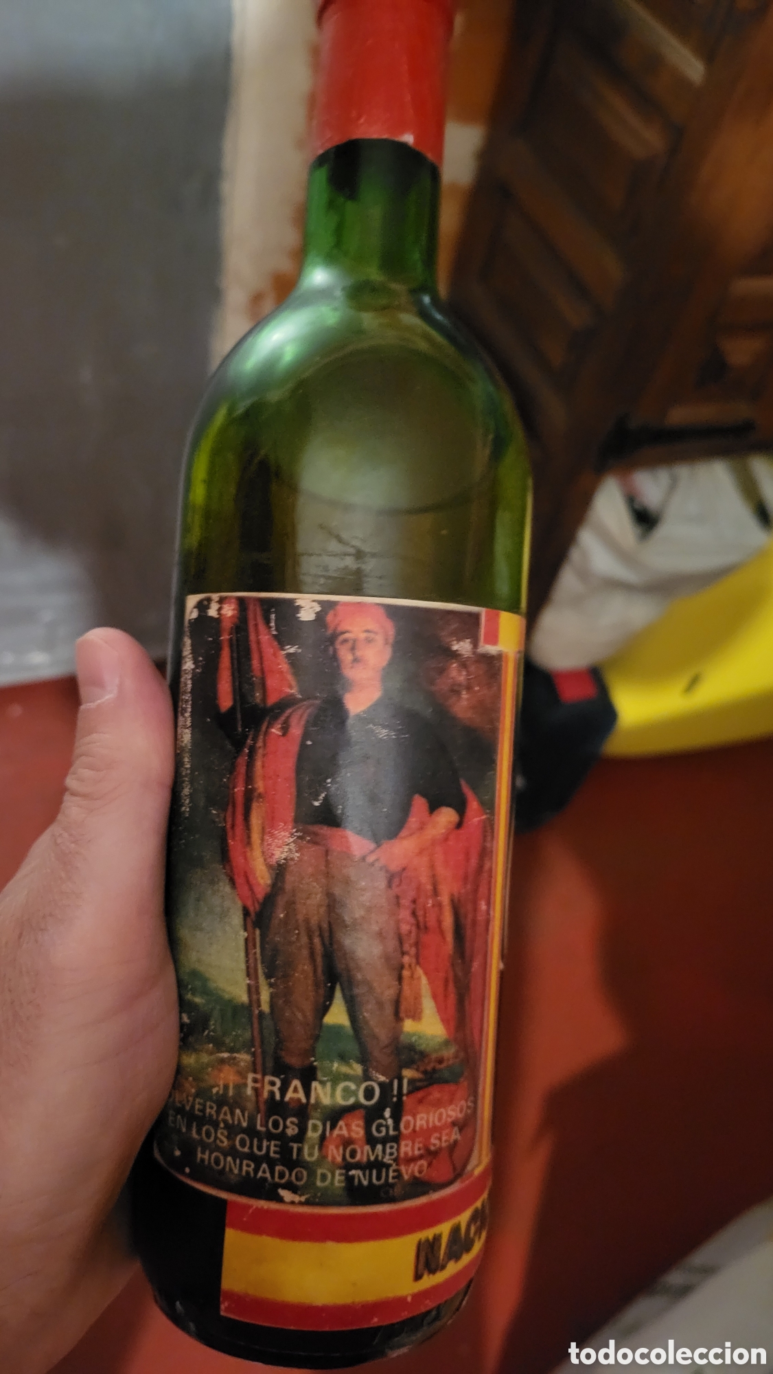 Antig&uuml;edades: Botella franco vintage