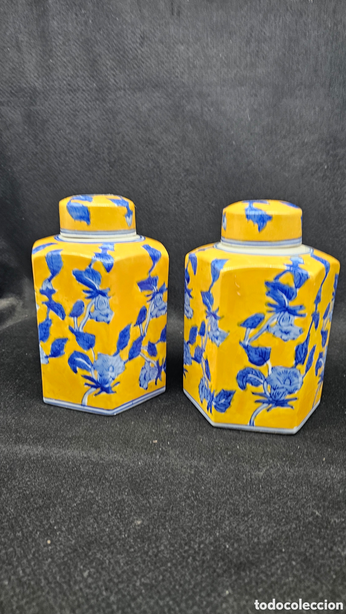 Antig&uuml;edades: 2 tibor de porcelana - Foto 6
