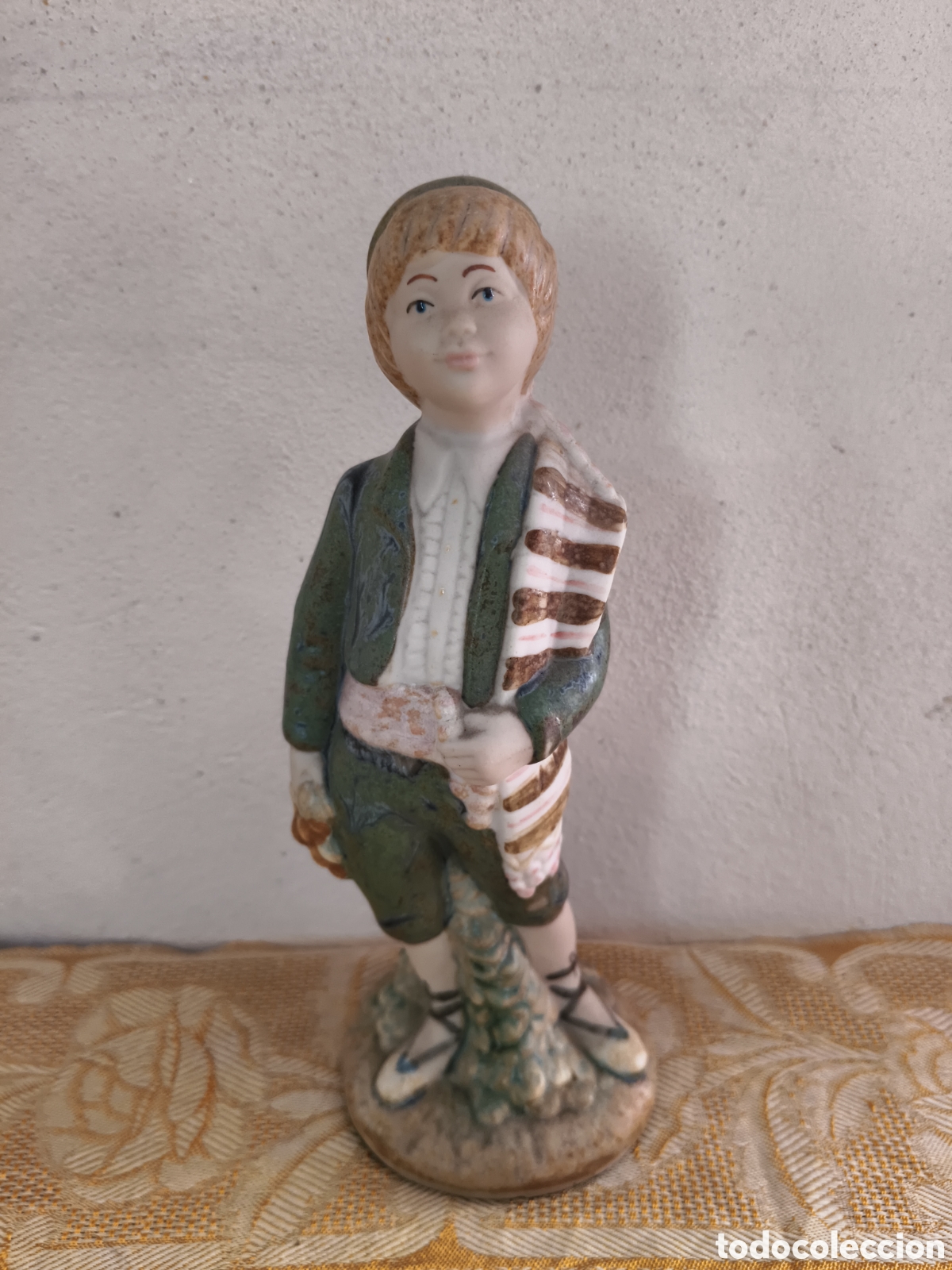 Antiguidades: Figura chico valenciano porcelana artistica Valencia levantina, Pal, Valencia , Espa&ntilde;a Ram&oacute;n Ingl&eacute;s