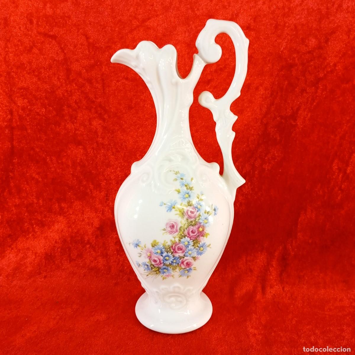 Antiques: JARR&Oacute;N DECORATIVO DE PORCELANA - ESTILO VINTAGE - ST&ordf; ANA, AVILA - CL&Aacute;SICO - SIGLO XX - 25,5 ALTO