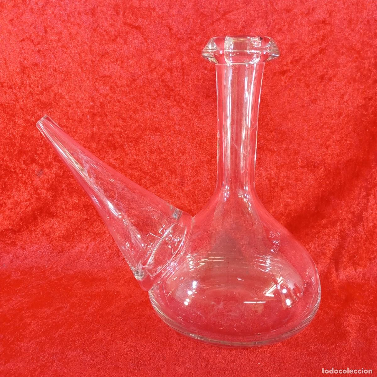Antig&uuml;edades: PORR&Oacute;N CATAL&Aacute;N TRADICIONAL - TECNICA DE VIDRIO SOPLADO A MANO - SIGLO XVIII - 23,5 CM DE ALTO