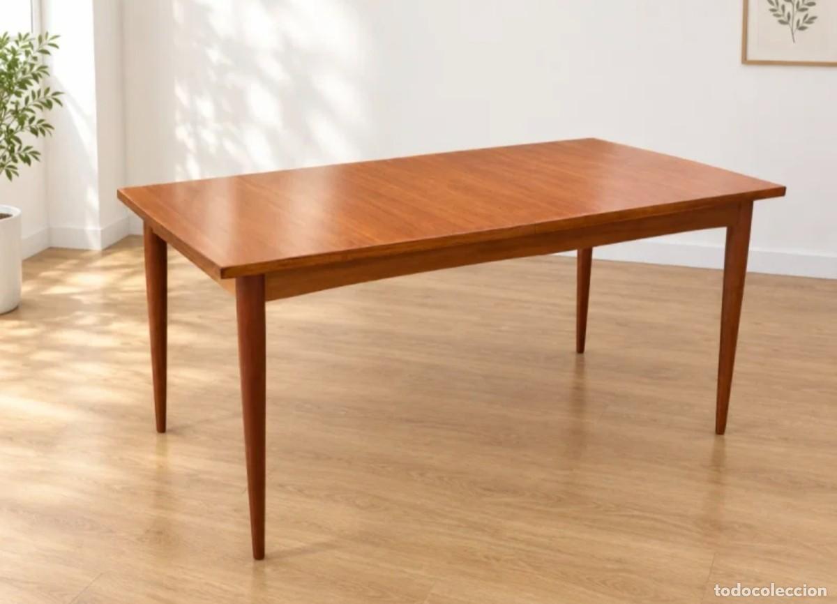 Antig&uuml;edades: MESA COMEDOR EXTENSIBLE MID CENTURY MODERN - Foto 2