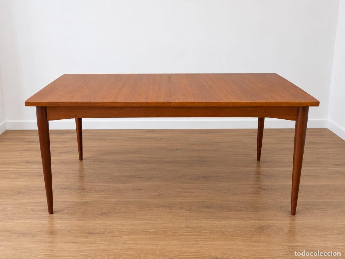 Antig&uuml;edades: MESA COMEDOR EXTENSIBLE MID CENTURY MODERN - Foto 3