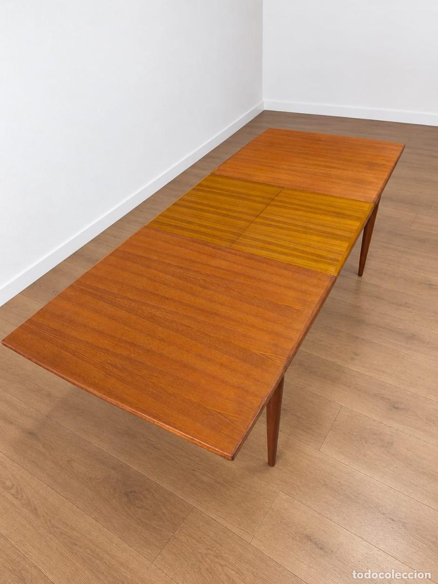 Antig&uuml;edades: MESA COMEDOR EXTENSIBLE MID CENTURY MODERN - Foto 5