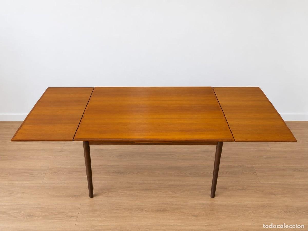 Antig&uuml;edades: MESA DANESA MID CENTURY MADERA TECA - Foto 3