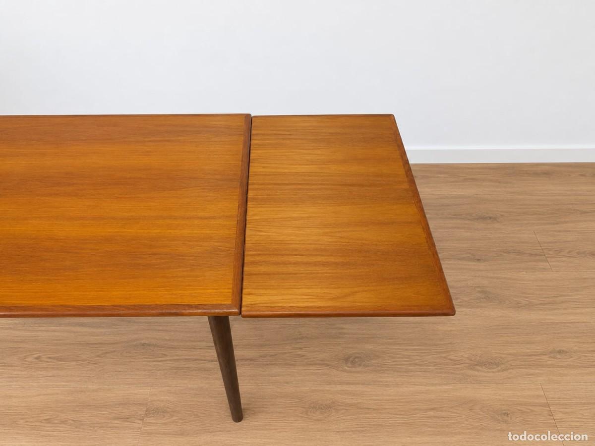 Antig&uuml;edades: MESA DANESA MID CENTURY MADERA TECA - Foto 4