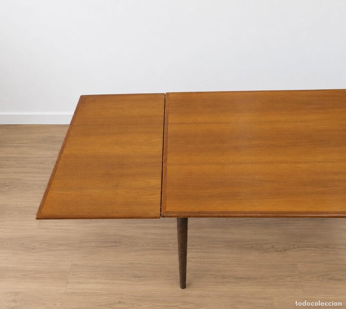 Antig&uuml;edades: MESA DANESA MID CENTURY MADERA TECA - Foto 5